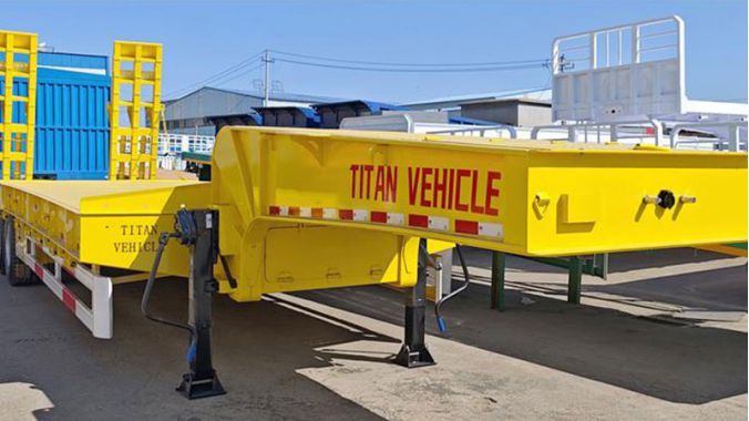 4 Axle Flatbed Semi Trailer will be Sent to Tanzania