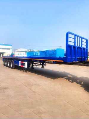 4 Axle Flatbed Truck Trailer